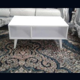 میز جلو مبلی سایز 50*80 در دو رنگ سفید و گردویی
