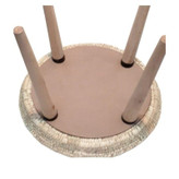 میز عسلی حصیری چهار پایه