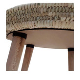 میز عسلی حصیری چهار پایه